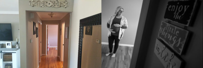 at home maternity portraits